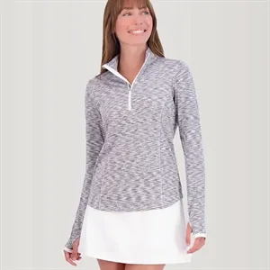 Zero Restriction Women's Shae Quarter-Zip Mock Pullover