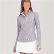 Zero Restriction Women's Shae Quarter-Zip Mock Pullover | https://www.bestnamebadges.com