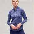 Zero Restriction Women's Shae Quarter-Zip Mock Pullover | https://www.bestnamebadges.com