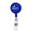 Round Retractable Badge Reel with Rotating Alligator Clip | https://www.bestnamebadges.com