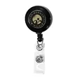 Round Retractable Badge Reel with Rotating Alligator Clip | https://www.bestnamebadges.com