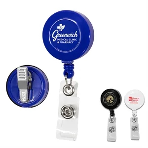 VALUEPLUS Round Retractable Badge Reel and BadgeHolder