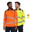 Hi-Viz Class 3 Segmented Breathable Safety Workwear Polo | https://www.bestnamebadges.com