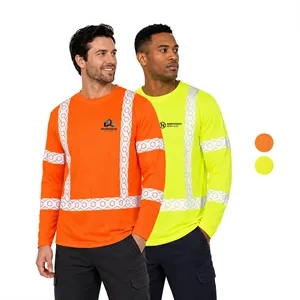 Hi Viz Class 3 Segmented Tape Safety Workwear T-Shirt