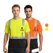 Hi Visibility Class 2 Reflective Tape Safety Pocket T-Shirt | https://www.bestnamebadges.com