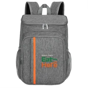 24 Can Insulated Hiking Cooler Backpack 11.4" X 16.5" X 7.5"