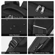 15.6" Business Laptop Backpack For Travel | https://www.bestnamebadges.com