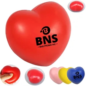 2 3/4" Premium PU Foam Sweet Heart Stress Reliever
