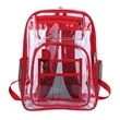 Durable Clear PVC Transparent Backpack for School & Travel | https://www.bestnamebadges.com