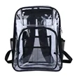 Durable Clear PVC Transparent Backpack for School & Travel | https://www.bestnamebadges.com