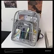 Durable Clear PVC Transparent Backpack for School & Travel | https://www.bestnamebadges.com