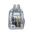 Heavy Duty Clear PVC Transparent Backpack for School&Travel | https://www.bestnamebadges.com