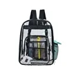 Heavy Duty Clear PVC Transparent Backpack for School&Travel | https://www.bestnamebadges.com