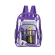 Heavy Duty Clear PVC Transparent Backpack for School&Travel | https://www.bestnamebadges.com