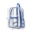 Stadium Approved Clear PVC Transparent Backpack | https://www.bestnamebadges.com