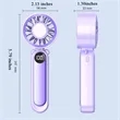 Customizable Mini USB Handheld Fan | https://www.bestnamebadges.com