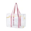 Transparent PVC Beach Tote Bag | https://www.bestnamebadges.com