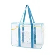 Transparent PVC Beach Tote Bag | https://www.bestnamebadges.com