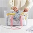 Transparent PVC Beach Tote Bag | https://www.bestnamebadges.com