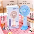 Rechargeable Portable Silent Desktop Mini USB Fan | https://www.bestnamebadges.com