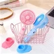 Rechargeable Portable Silent Desktop Mini USB Fan | https://www.bestnamebadges.com