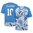 Custom Performance Personalized Rib Neck Soccer Jersey | https://www.bestnamebadges.com