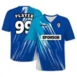 Custom Performance Personalized Rib Neck Soccer Jersey | https://www.bestnamebadges.com