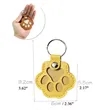 Cute Leather PVC Pet Hair Keychain | https://www.bestnamebadges.com