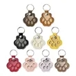 Cute Leather PVC Pet Hair Keychain | https://www.bestnamebadges.com