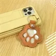 Cute Leather PVC Pet Hair Keychain | https://www.bestnamebadges.com