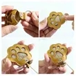 Cute Leather PVC Pet Hair Keychain | https://www.bestnamebadges.com