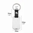 Custom Laser UV Printed Stainless Steel Tag | https://www.bestnamebadges.com