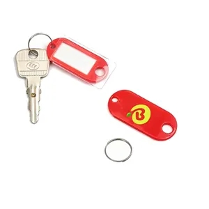 Custom PP Plastic Keychain Luggage Tags for Hotels