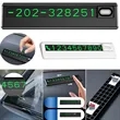 Automobile Temporary Parking Phone Card | https://www.bestnamebadges.com