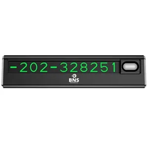 Automobile Temporary Parking Phone Card