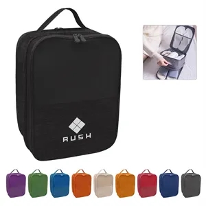 3 Layer Travel Shoe Bag W/ Luggage Sleeve