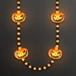 LED Jack O' Lantern Halloween Beads | https://www.bestnamebadges.com