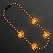 LED Jack O' Lantern Halloween Beads | https://www.bestnamebadges.com
