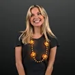 LED Jack O' Lantern Halloween Beads | https://www.bestnamebadges.com