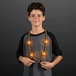 LED Jack O' Lantern Halloween Beads | https://www.bestnamebadges.com