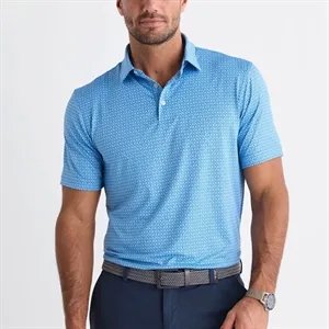 Vineyard Vines Men's Golf Printed Sankaty Performance Polo