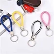 Handcrafted PU Leather Keychain | https://www.bestnamebadges.com