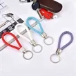Handcrafted PU Leather Keychain | https://www.bestnamebadges.com
