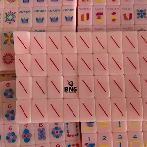 Single-Layer Acrylic American Mahjong Set