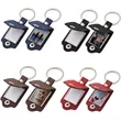 DIY Photo Keychain with Heat Transfer Leather Case | https://www.bestnamebadges.com