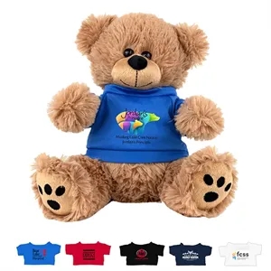 LARGE-8-Plush-Teddy-Bear-With-Choice-of-T-Shirt-Color