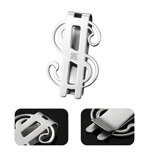 Silver Stainless Steel Money Clip