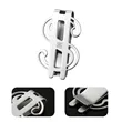 Silver Stainless Steel Money Clip | https://www.bestnamebadges.com