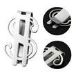 Silver Stainless Steel Money Clip | https://www.bestnamebadges.com