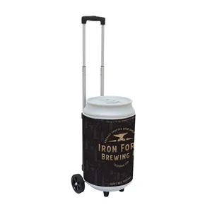 Rolling Can Cooler with Wrap Graphic